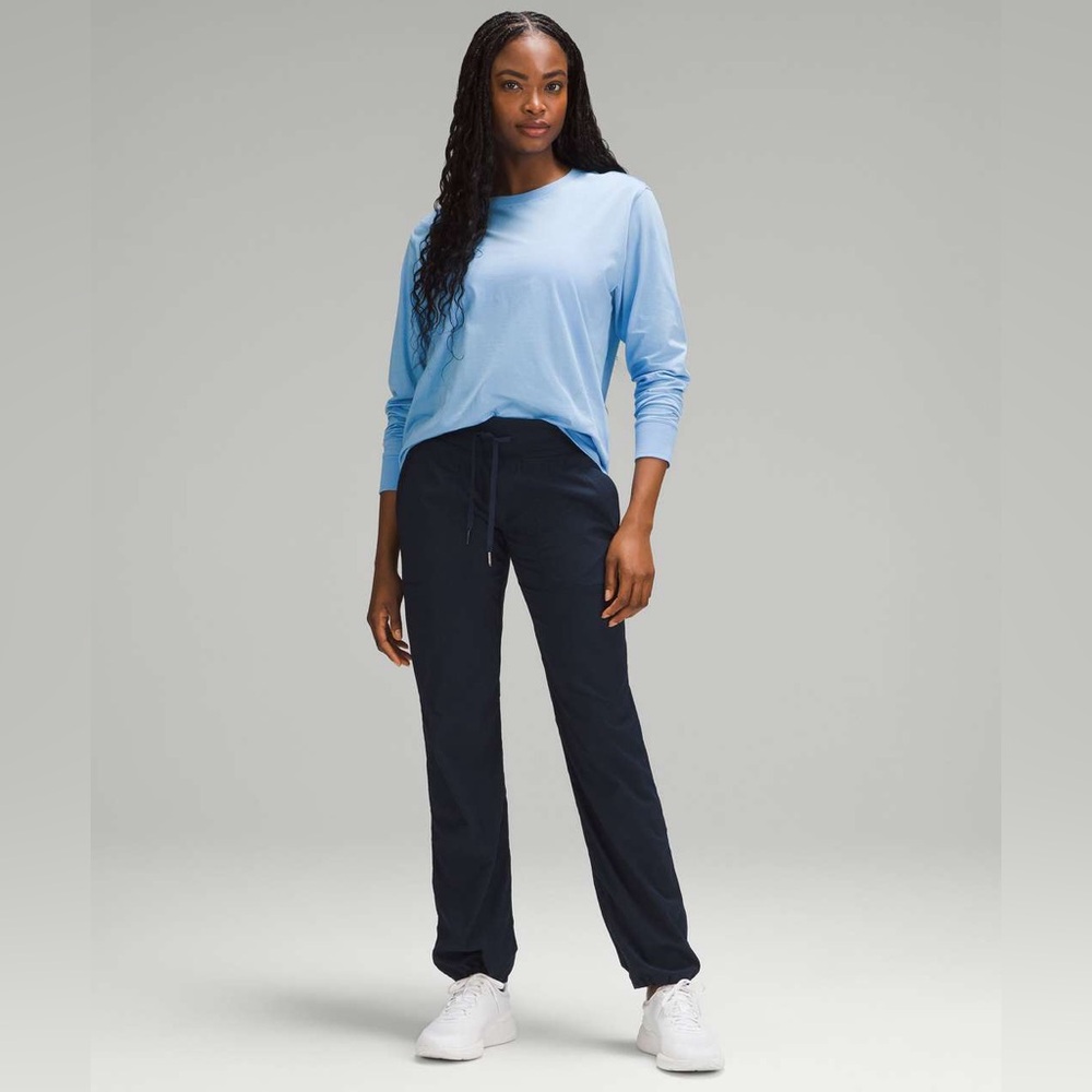 LULULEMON All Yours Long Sleeve Shirt Aero Blue